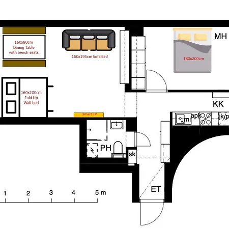 Appartement Scandic Primo - Malminkatu 49m2 *